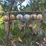 Silver Stamped Dangles