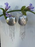 Silver Stamped Dangles